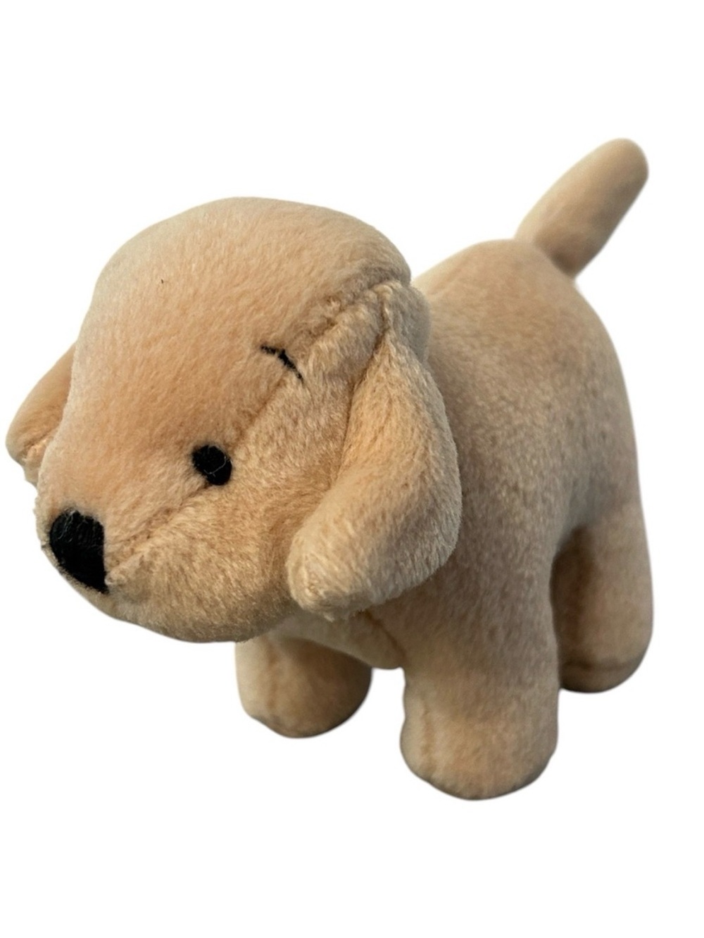 Vintage Baby GAP tan dog plushie name Jimmy